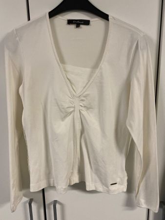Schönes Langarm T-Shirt Gr. 40  (98% Baumwolle)