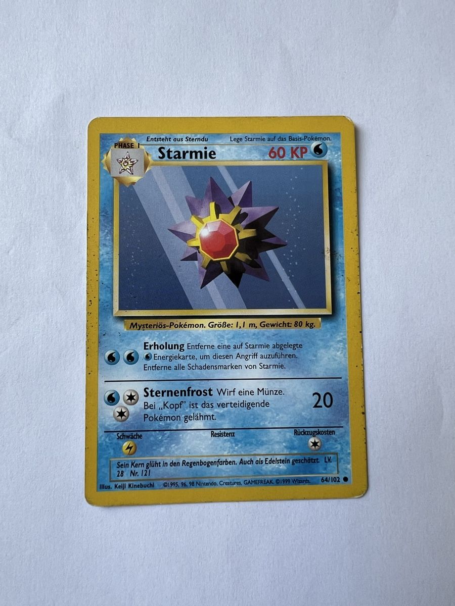 Pokémon Carte collezionabili: Pokemonkarte Starmie – Usato da Willisau venduto da Neiro77
