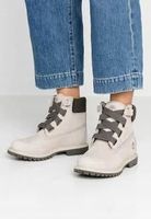 Timberland Boots Gr.40 Hellgrau, Leder