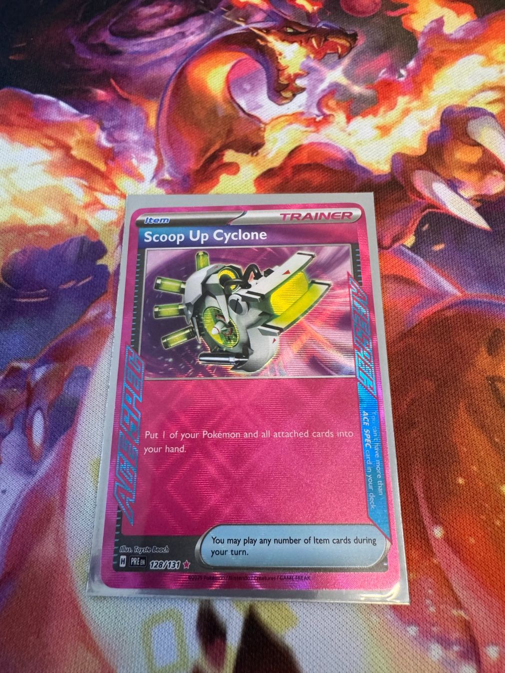 Pokémon Carte collezionabili: Scoop Up Cyclone (PRE 128) / Prismatic Evolutions – Nuovo (secondo la descrizione) da Bülach venduto da CherryBlu