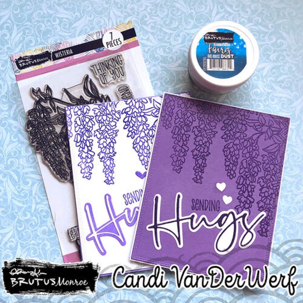 Timbri: Brutus Monroe Clear Stamp ** Wisteria ** – Nuovo e nell'imballaggio originale da Rubigen venduto da rofi100 5
