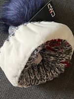 CMP Wintermuetze mit Bommel, neuwertig, warm gefuettert