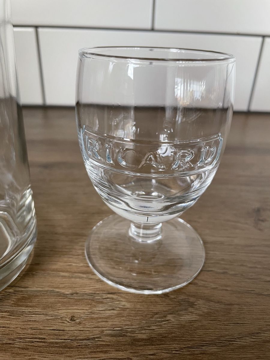 Ricard Caraffe: Carafe et verre Ricard – Usato da Lonay venduto da ju-71 2