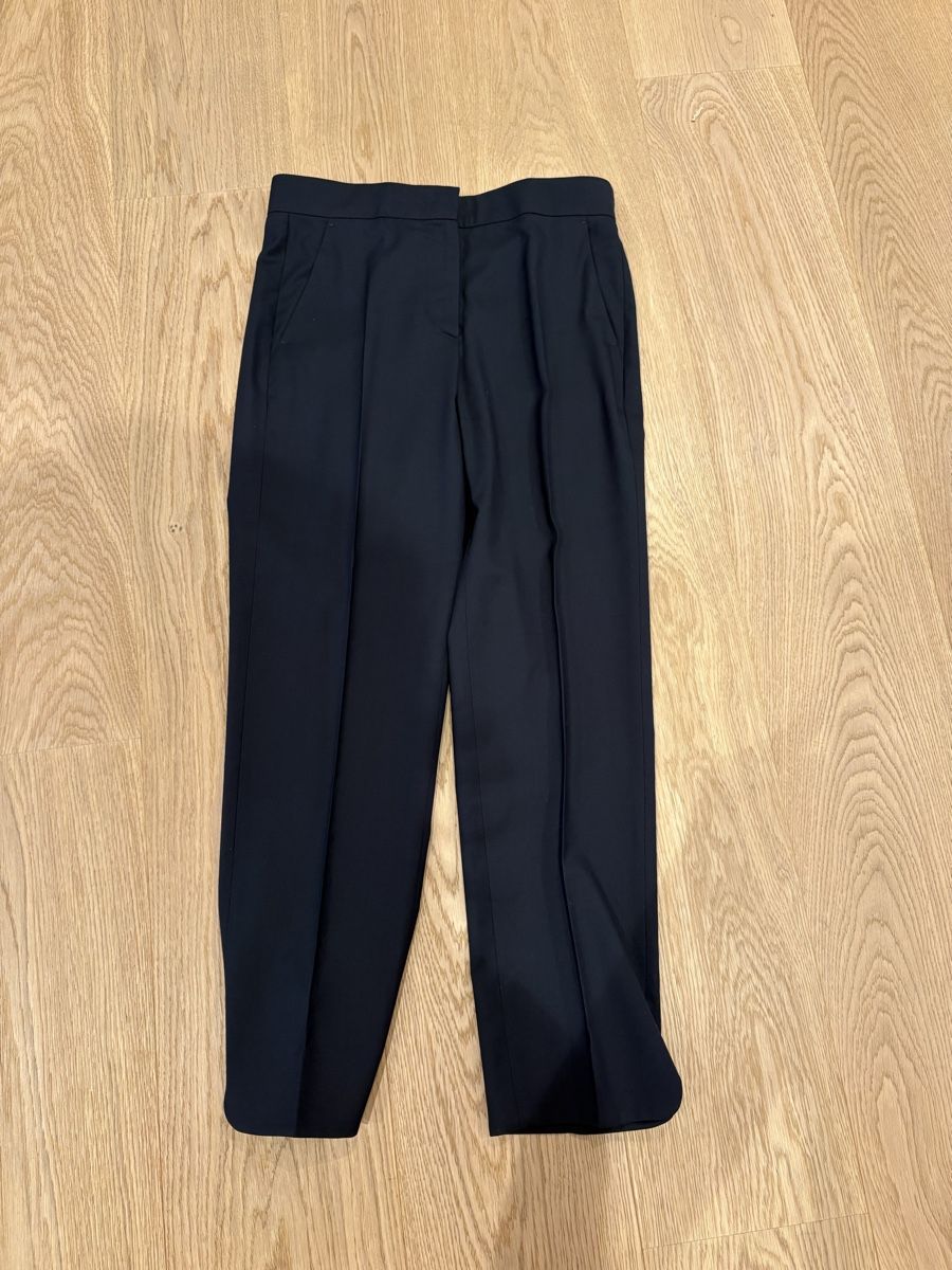 Max Mara Pantaloni: Max Mara blue wool trousers  – Nuovo (secondo la descrizione) da St. Gallen venduto da ott_f827