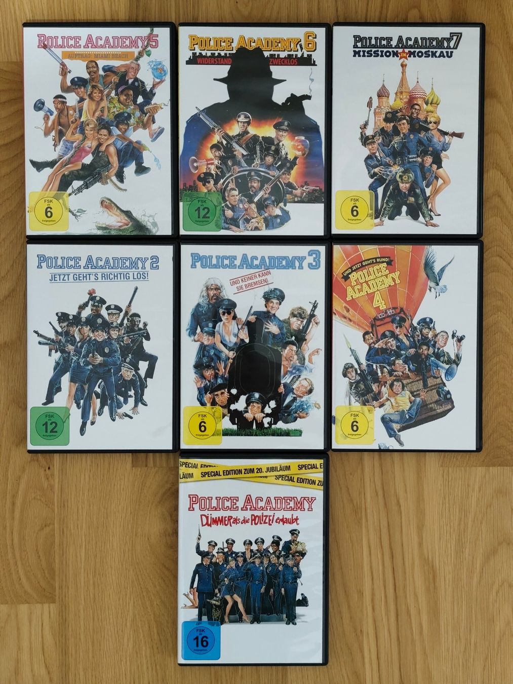 Alle DVDs: Police Academy - Teil 1-7 - DVD Sammlung – Gebraucht aus Wil SG von anhe87