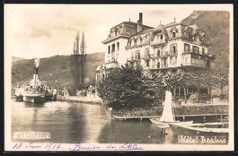 AK Merligen, Hotel Beatus, 1914