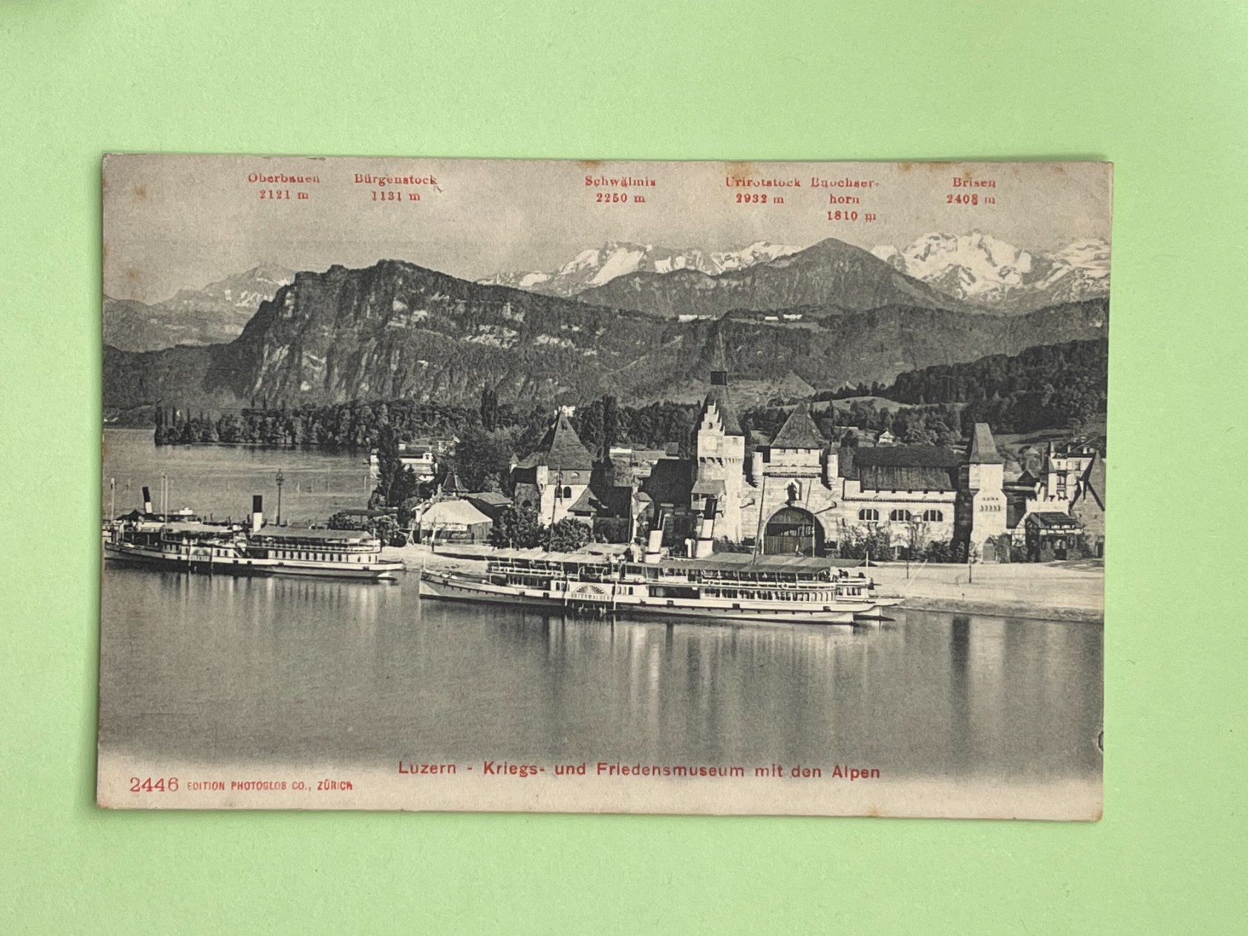 Cartoline postali: Luzern, Kriegs- und Friedensmuseum – Usato da Steg VS venduto da _vinci_