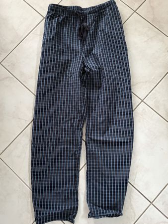 Herren Pyjamahose Gr L 