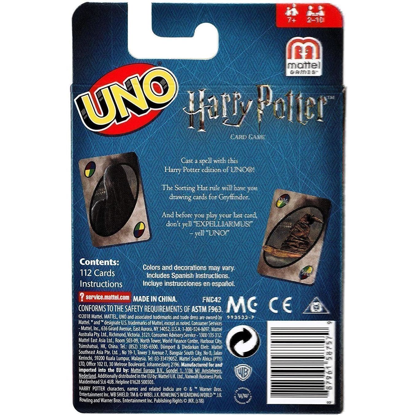 Giochi: Jeu de UNO édition spéciale Harry Potter – Nuovo e nell'imballaggio originale da Gurmels venduto da Swisspod 1