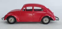 VW Käfer rot 1:43 Hergestellt Denmark (Hersteller Unbek.)