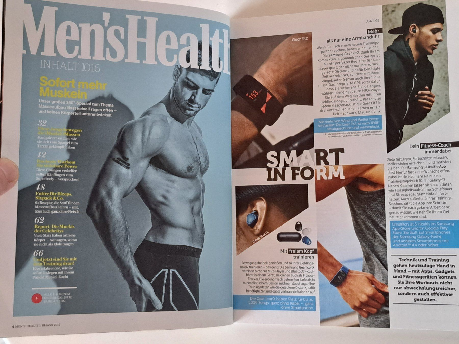Riviste & Magazine: MEN'S HEALTH - Oktober 2016 – Usato da Wichtrach venduto da LuckyLuke69 2