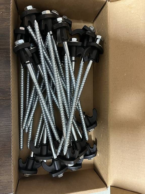 Ancore: 24 neue Schraubheringe/Erdanker – Nuovo e nell'imballaggio originale da Trimmis venduto da Saltimboca