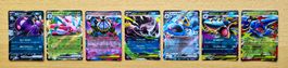 7 Stk. Pokémon ex Karten M2/M5 (JP)