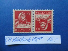 CH Kehrdruck K8 postfrisch **