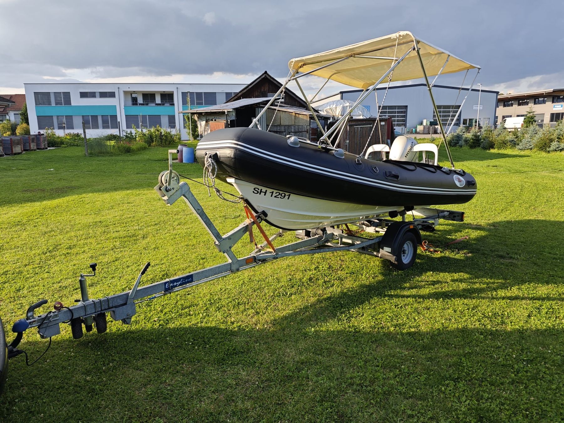 Honda Boote: Festrumpf-Schlauchboot 20Ps Bodeseezulassung + Trailer – Gebraucht aus Kleinandelfingen von jessi2209 7