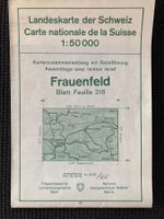 Frauenfeld, Landeskarte 1:50'000,  1959