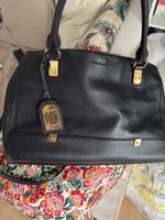 Sac à main Lauren Ralph Lauren noir cuir, excellent état, po