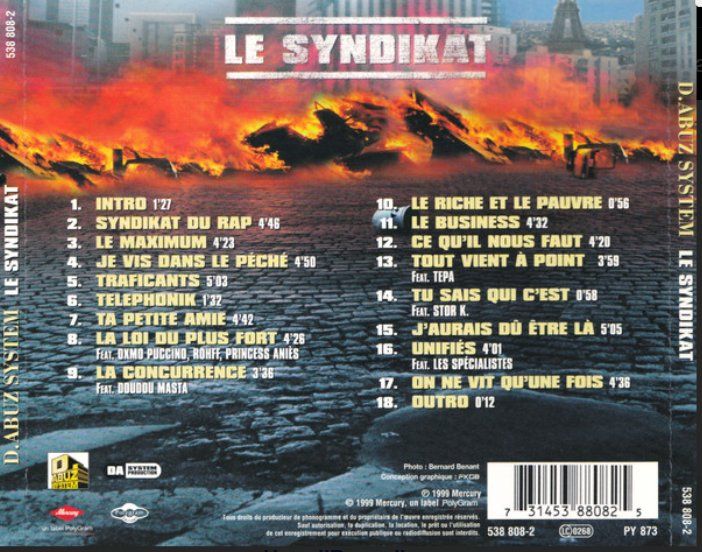 CD: D.ABUZ SYSTEM "Le Syndikat" CD Original 1999 – Usato da etoy venduto da Vinyle-is-back.com 1