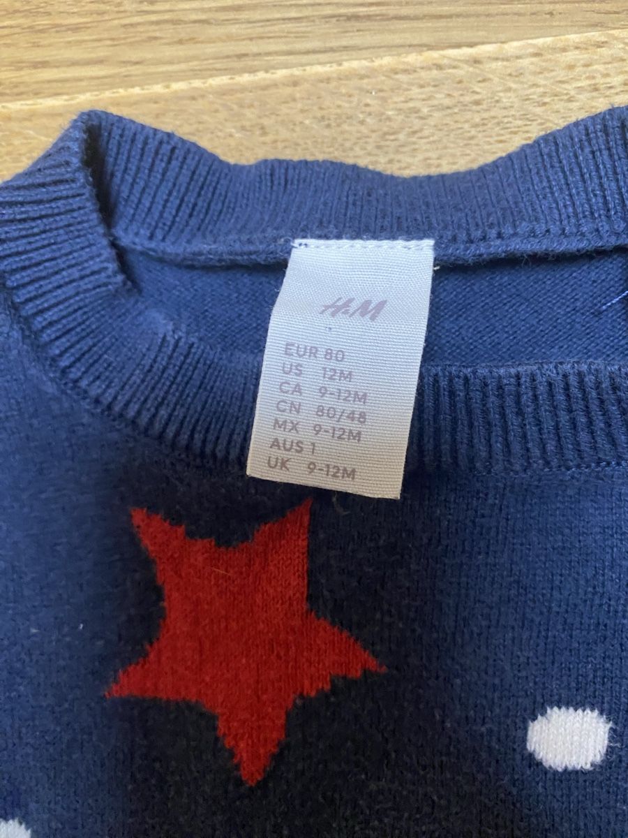 H&M Lotti & Set di vestiti: 3 Weihnachtspullover H&M Set Grösse 80  – Usato da Rizenbach venduto da flavia.p 2
