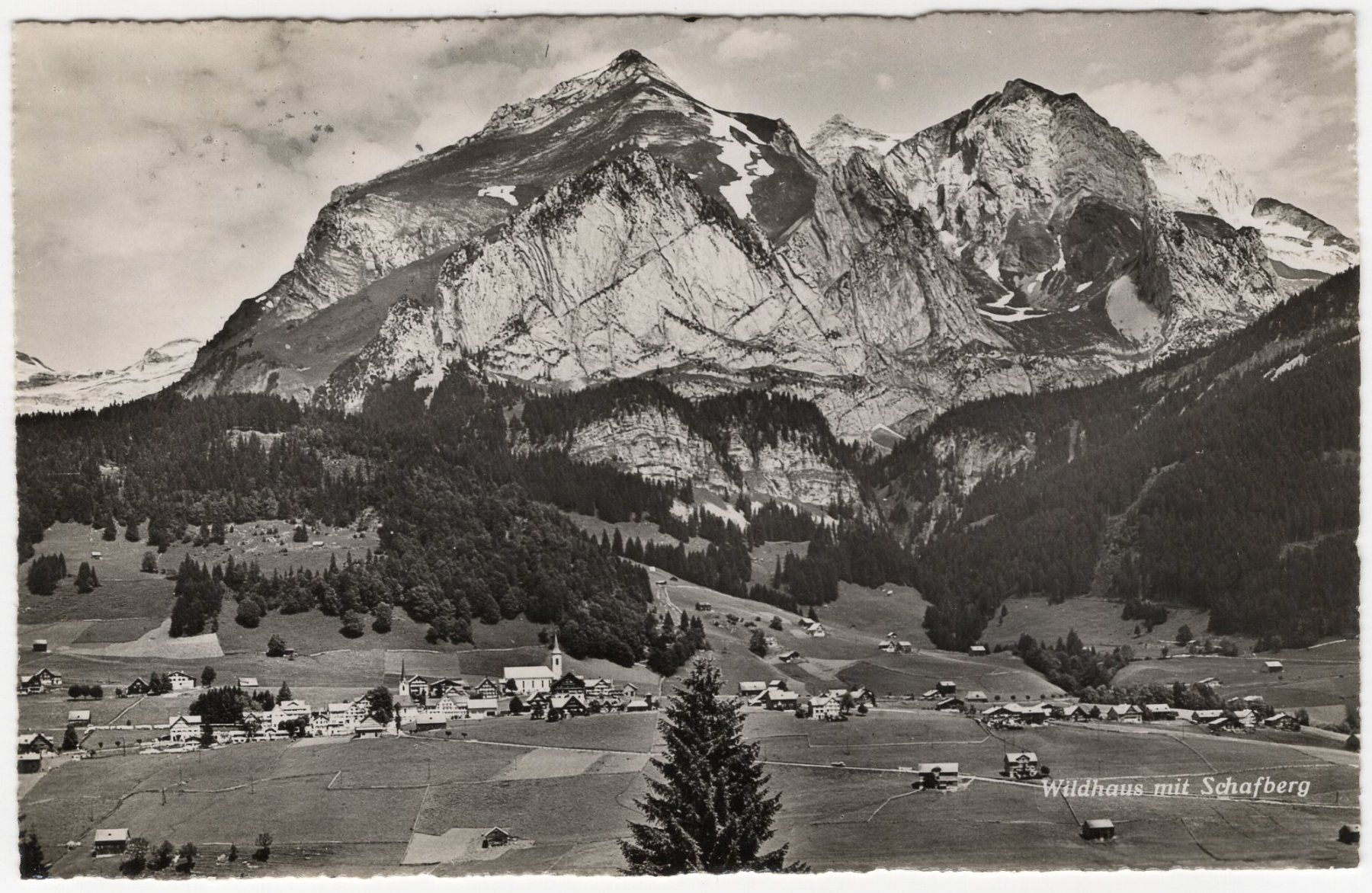 Cartoline postali: Wildhaus mit Schafberg – Usato da Eglisau venduto da Chperfins