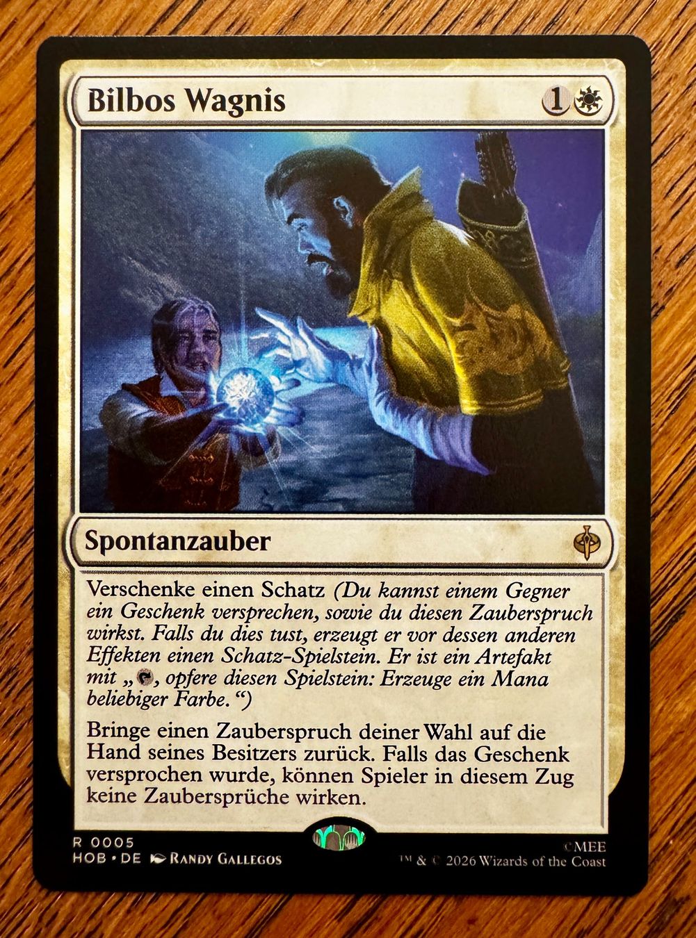 Magic The Gathering Sammelbilder & Trading cards: Bilbo's Gambit The Hobbit NM D – Neu (gemäss Beschreibung) aus Rechthalten von hosme_be