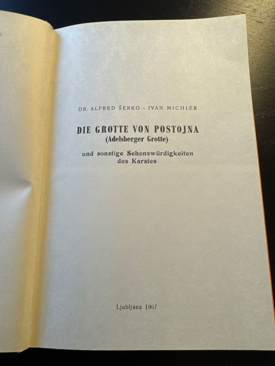 Libri: Die Grotte von Postojna - Reiseführer Slowenien – Usato da Erstfeld venduto da Mario_boe0 6