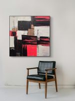 Originales abstraktes Bild 90x90cm ohne Rahmen