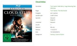 Cloud Atlas (Bluray)