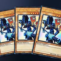 3x Dunkler Magier Set Neu! Ultra Rare Yugioh 1. Auflage RA05
