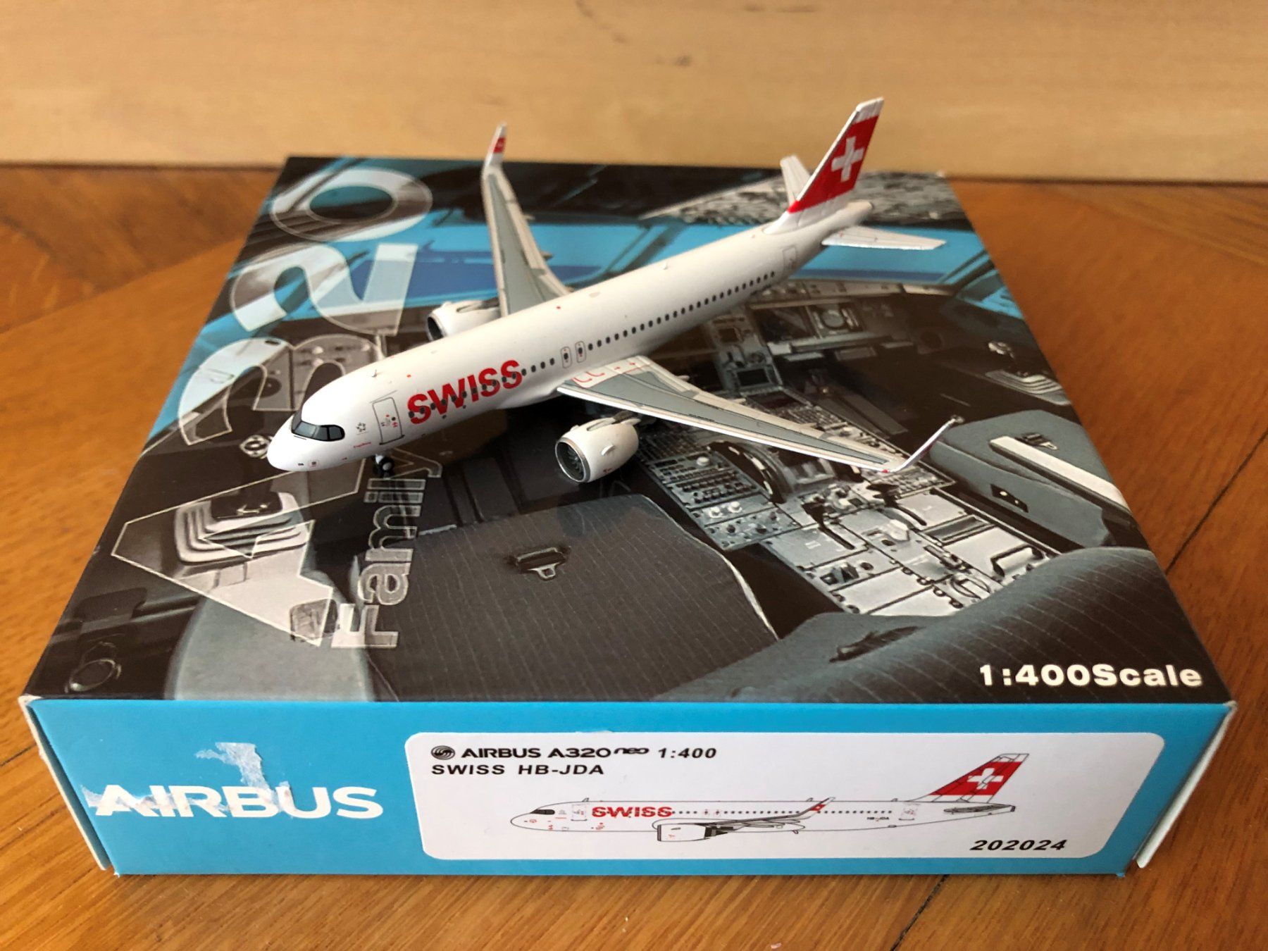 Swiss Int. Air Lines - A320NEO - Panda 1/400 - HB-JDA (Gebraucht