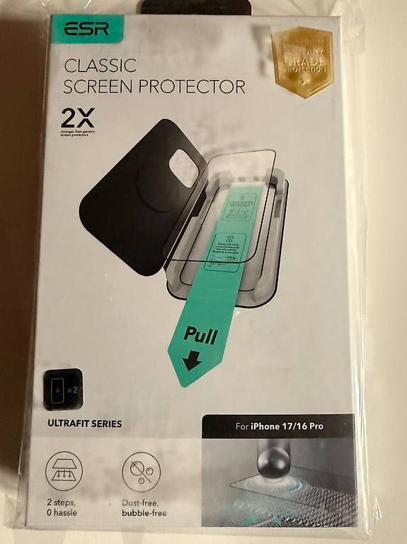 Coques & Protection écran: ESR Classic Protector Panzerglas - iPhone 17 / 16 Pro – Neuf avec emballage d'origine à Glattbrugg par amzh