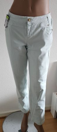 Neue mintgrüne Sommer Damenhose, Gr. 42
