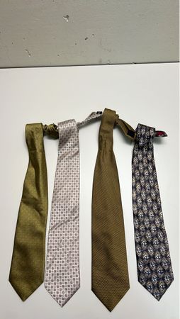 Krawatten Set, 4 Stück, Herrenmode, Seide, Top!