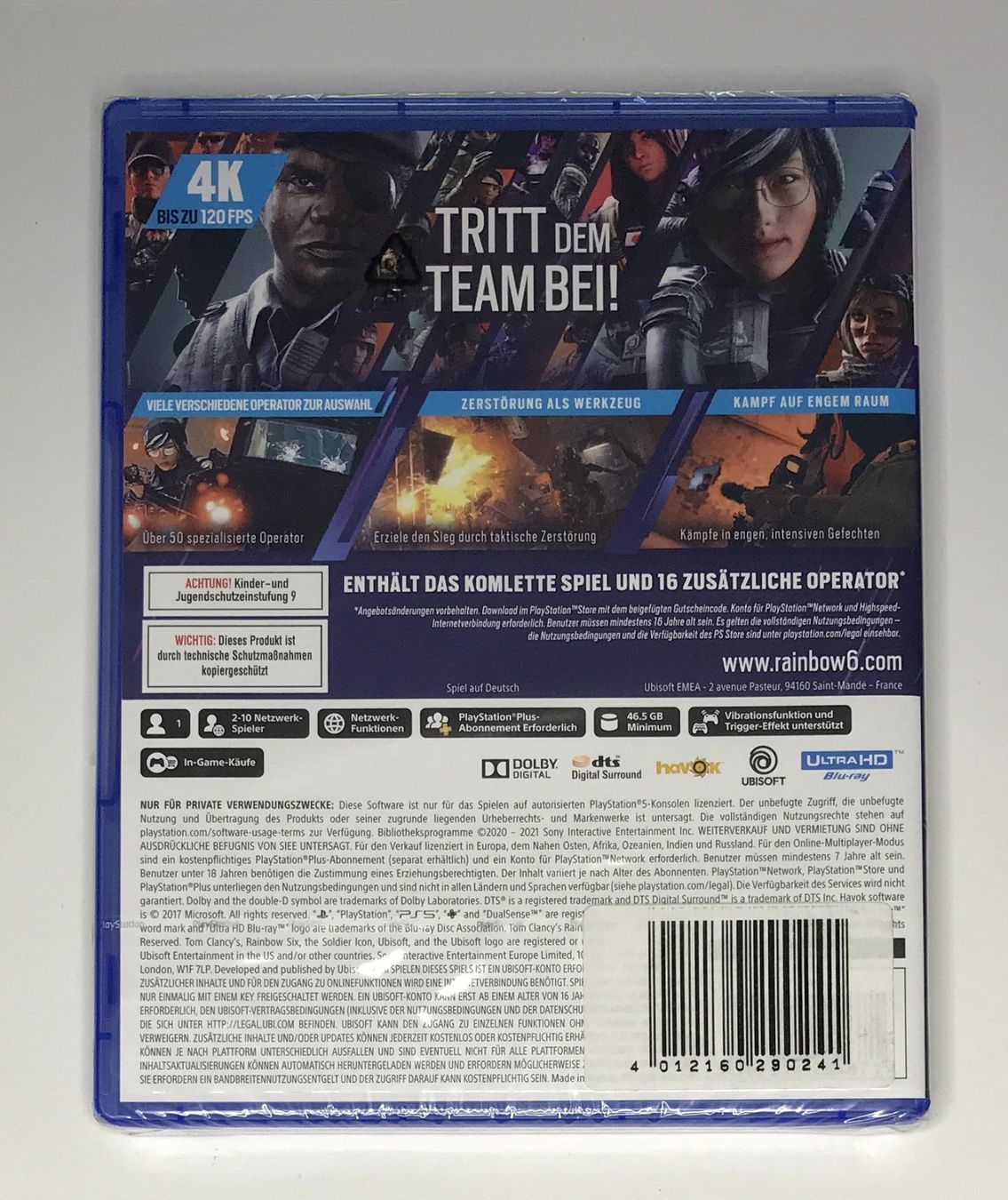 Spiele: PS5 - Tom Clancy's Rainbow Six Siege - Deluxe Edition – Neu und originalverpackt aus Allschwil von Bullach 1
