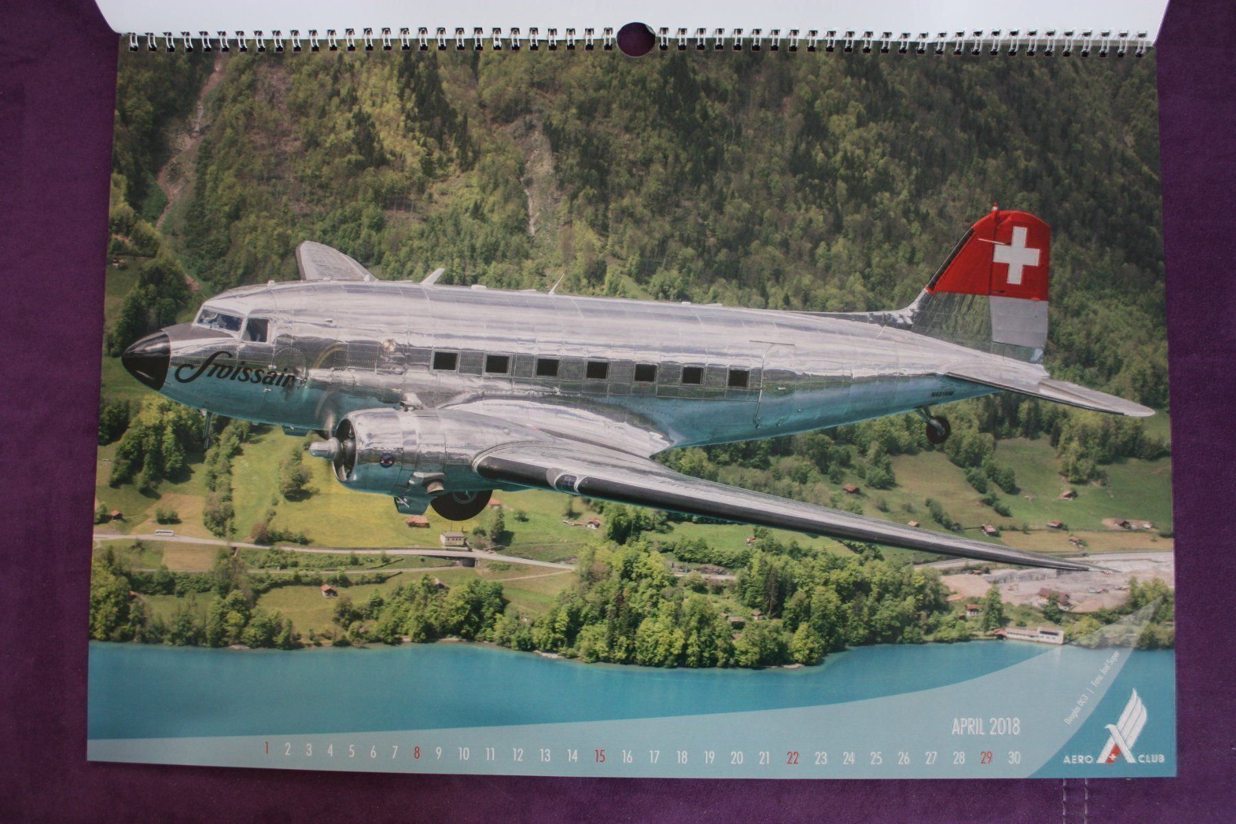 Kalender: Kalender Aero Club 2018 – Gebraucht aus Bern von micky031 4