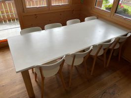 Holztisch massiv