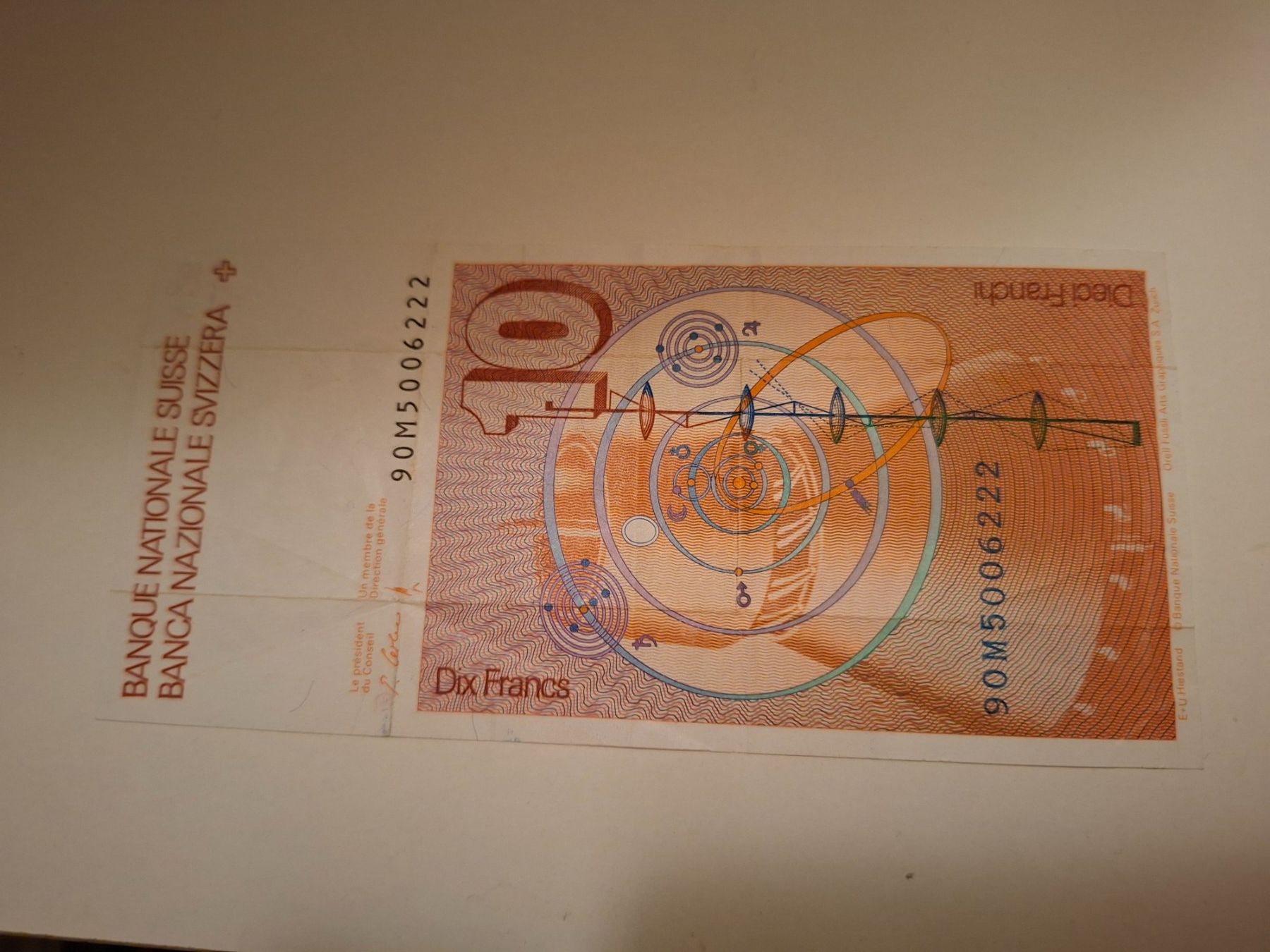 10 CHF Note - Schweizer Banknote - Top Zustand! Sammler! (Gebraucht) in ...