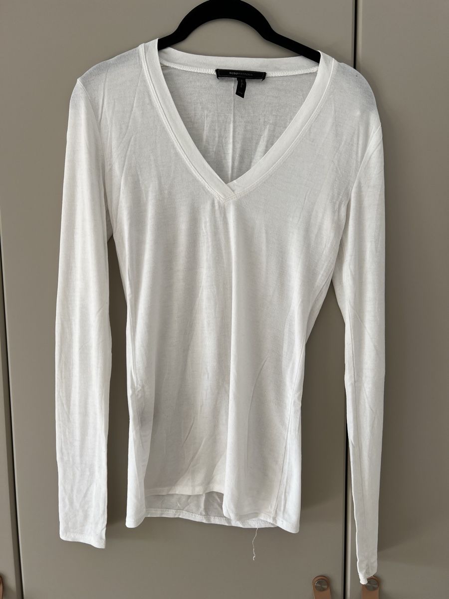 Camicette: White long sleeve t shirt – Usato da Zollikon venduto da jud_cmm9