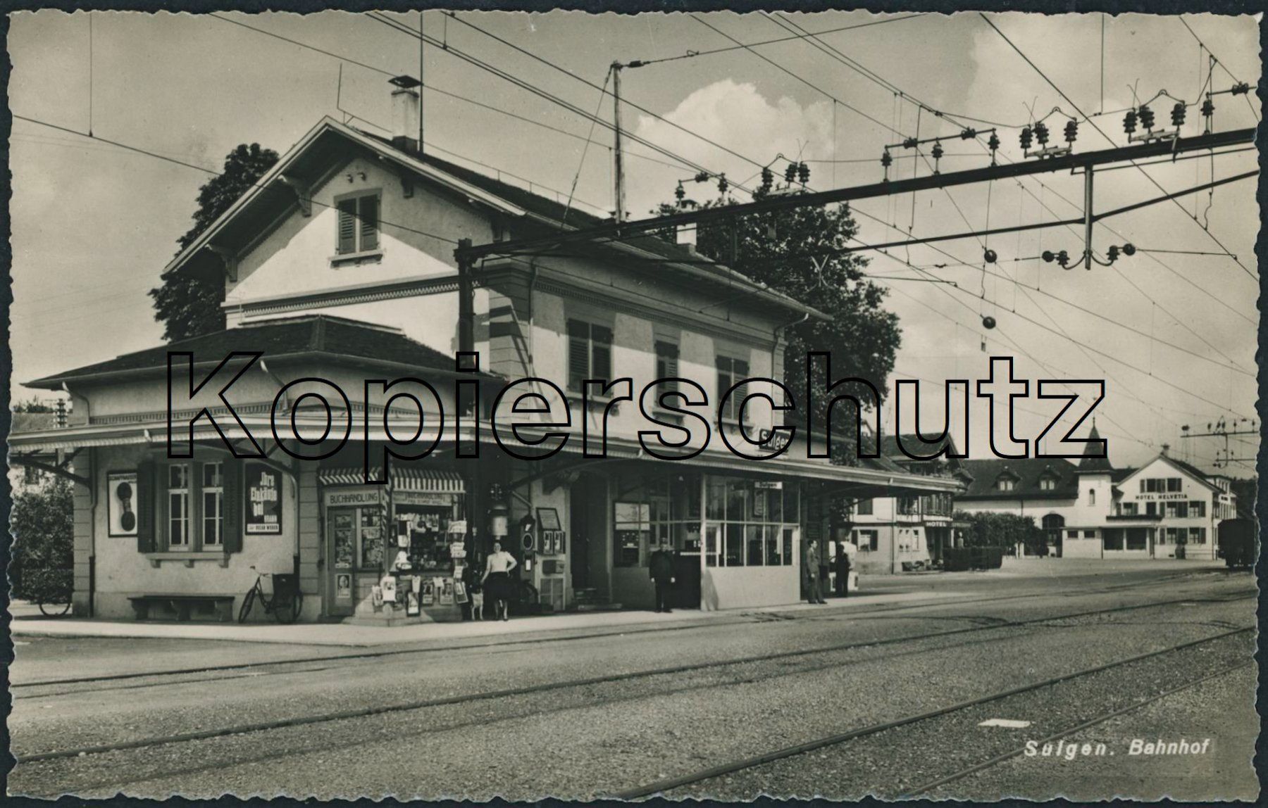 Cartoline postali: TG Sulgen - Bahnhof - Bahn – Usato da Schindellegi venduto da leecollect