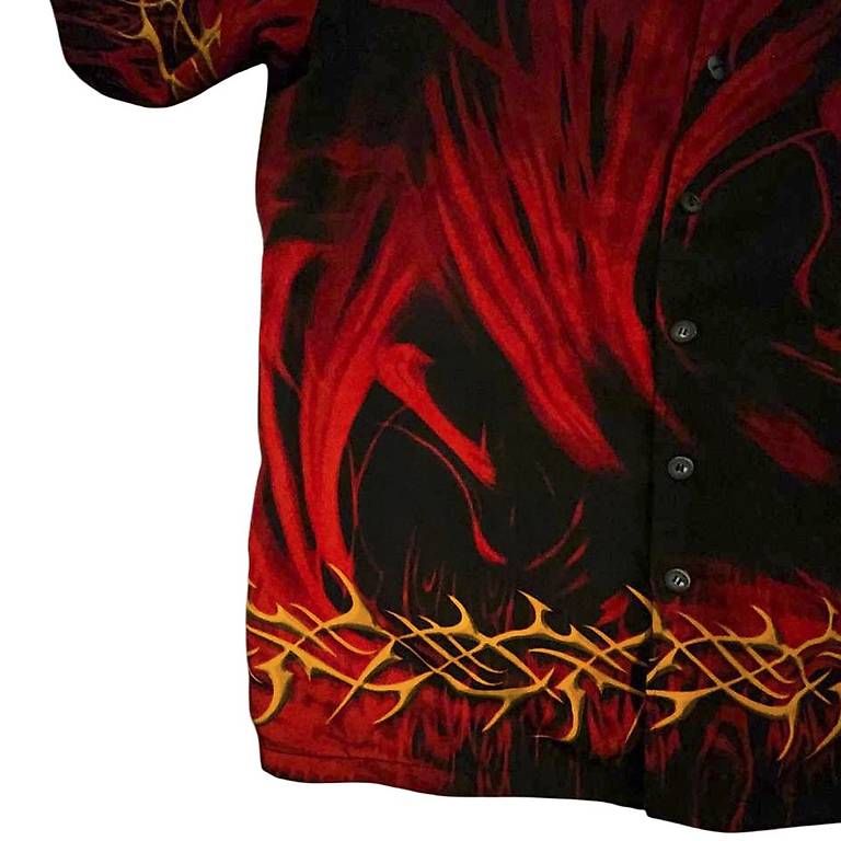Camicie: Y2K C-TWO  tribal button-up shirt – Usato da Zürich venduto da deflipper 2