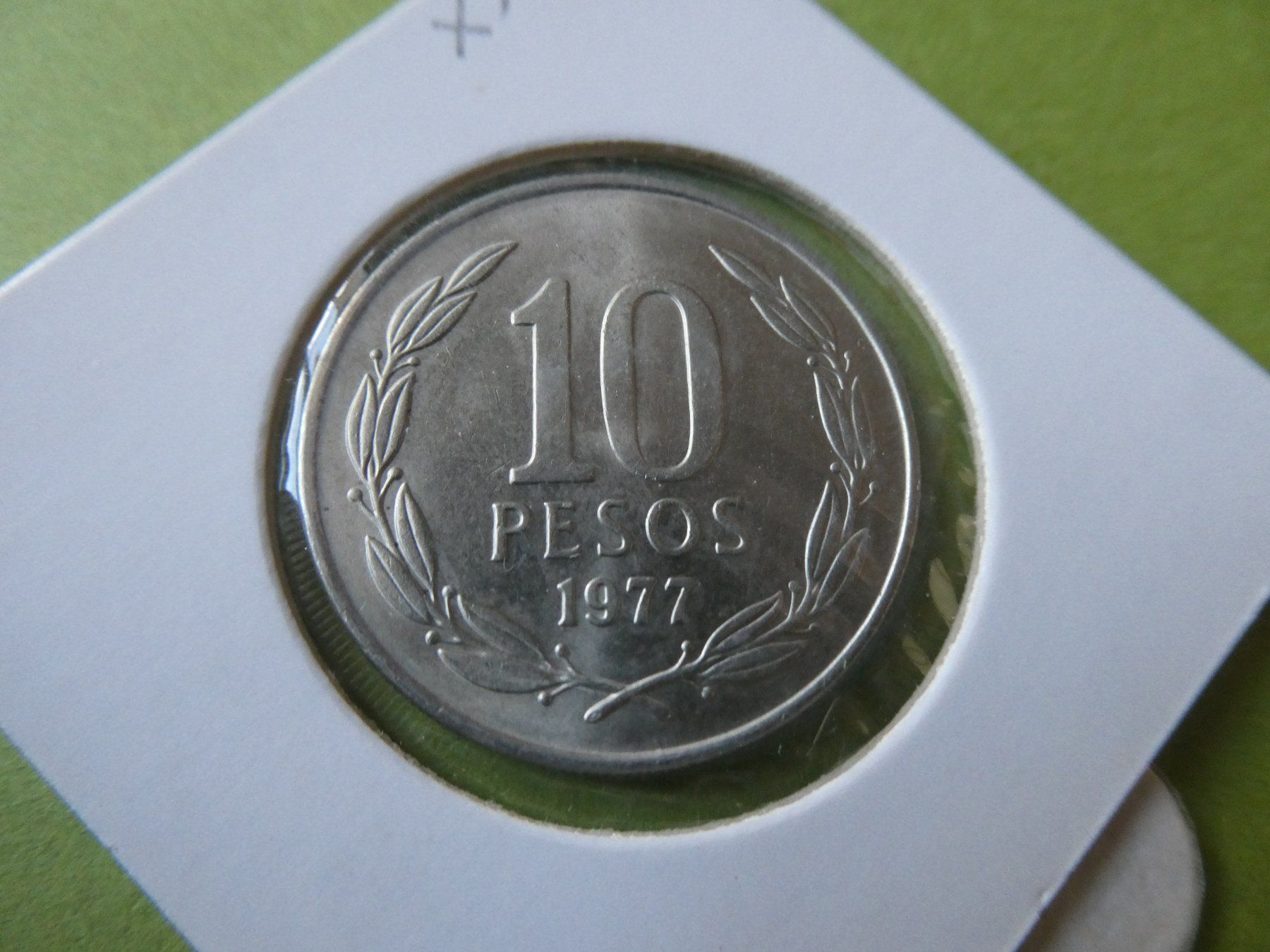 Alle Münzen: Chile 1977, 10 Pesos    stgl. – Gebraucht aus Hinterforst von Rohusri 1