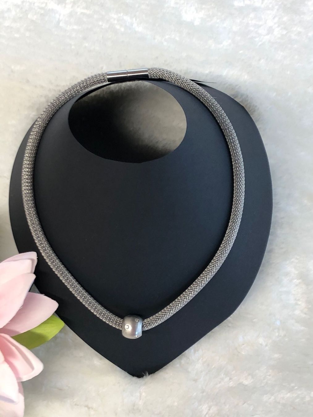 Ketten: Edelstahl Collier mit Silber Anhänger 45cm – Neu (gemäss Beschreibung) aus Zäziwil von blackpearl 4
