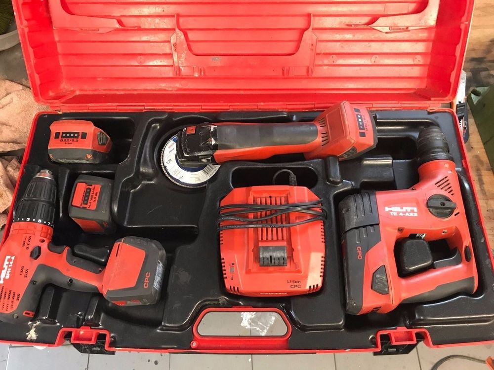 3 tool deals kit 22v hilti