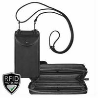 Portemonnaie, Handytasche, Damenbörse, Leder, RFID