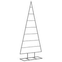 Arbre de Noël en métal pour décoration noir 150 cm 