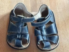 Barfuss Sandale ZeaZoo 20 dunkelblau guter Zustand