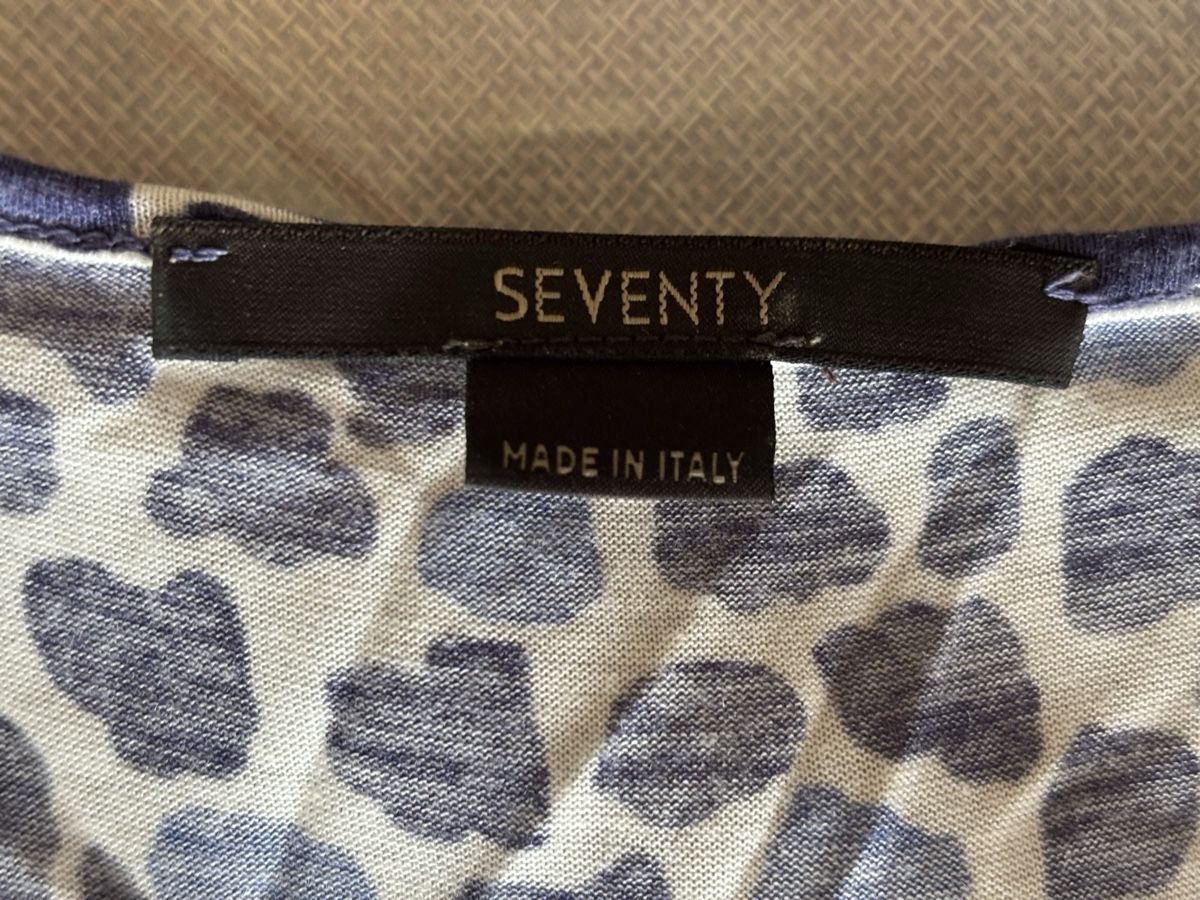 Kleider: Robe Seventy imprimée bleue élégante T40/42 – Gebraucht aus Dotzigen von SecondHandGems 7