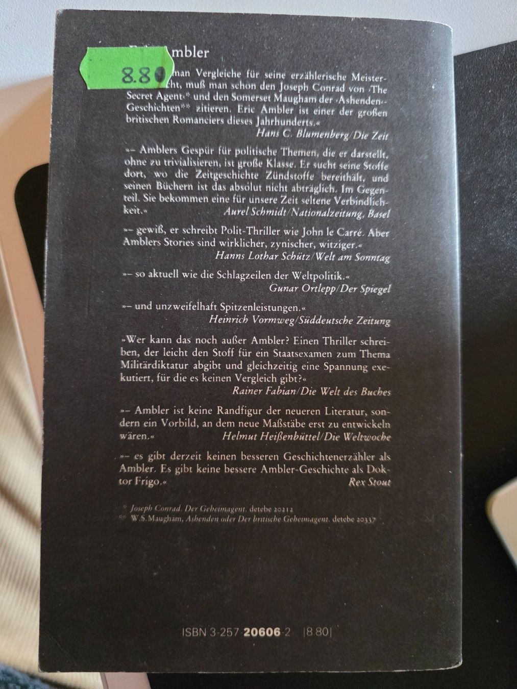 Libri: Eric Amber - Doktor Frigo  - 1979 – Usato da Walterswil BE venduto da Lonitti 7