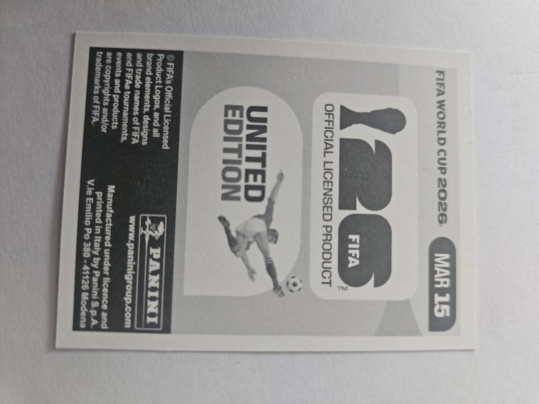 Panini Carte collezionabili: MAR 15 – Usato da Würenlingen venduto da Dinli 1