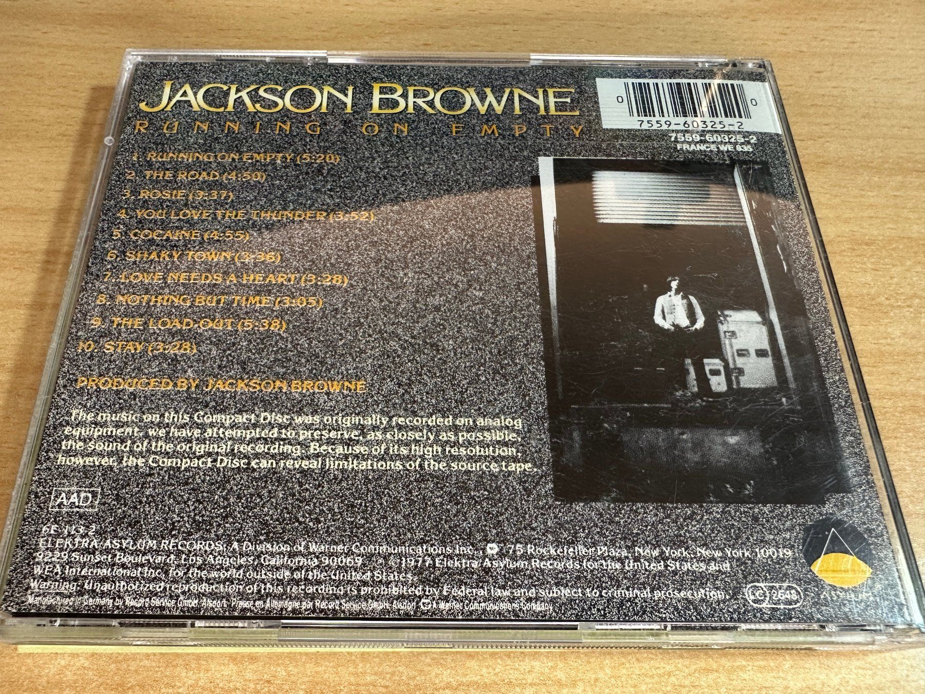 CD: A4 Jackson Browne – Running On Empty – Usato da Rikon im Tösstal venduto da Alpenmutz 1